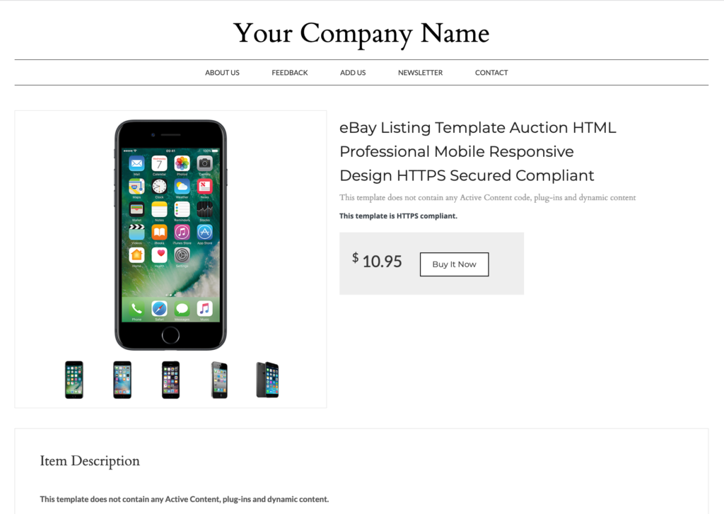 Listing Template Mobile Responsive Design HTML Professional Auction 2020 